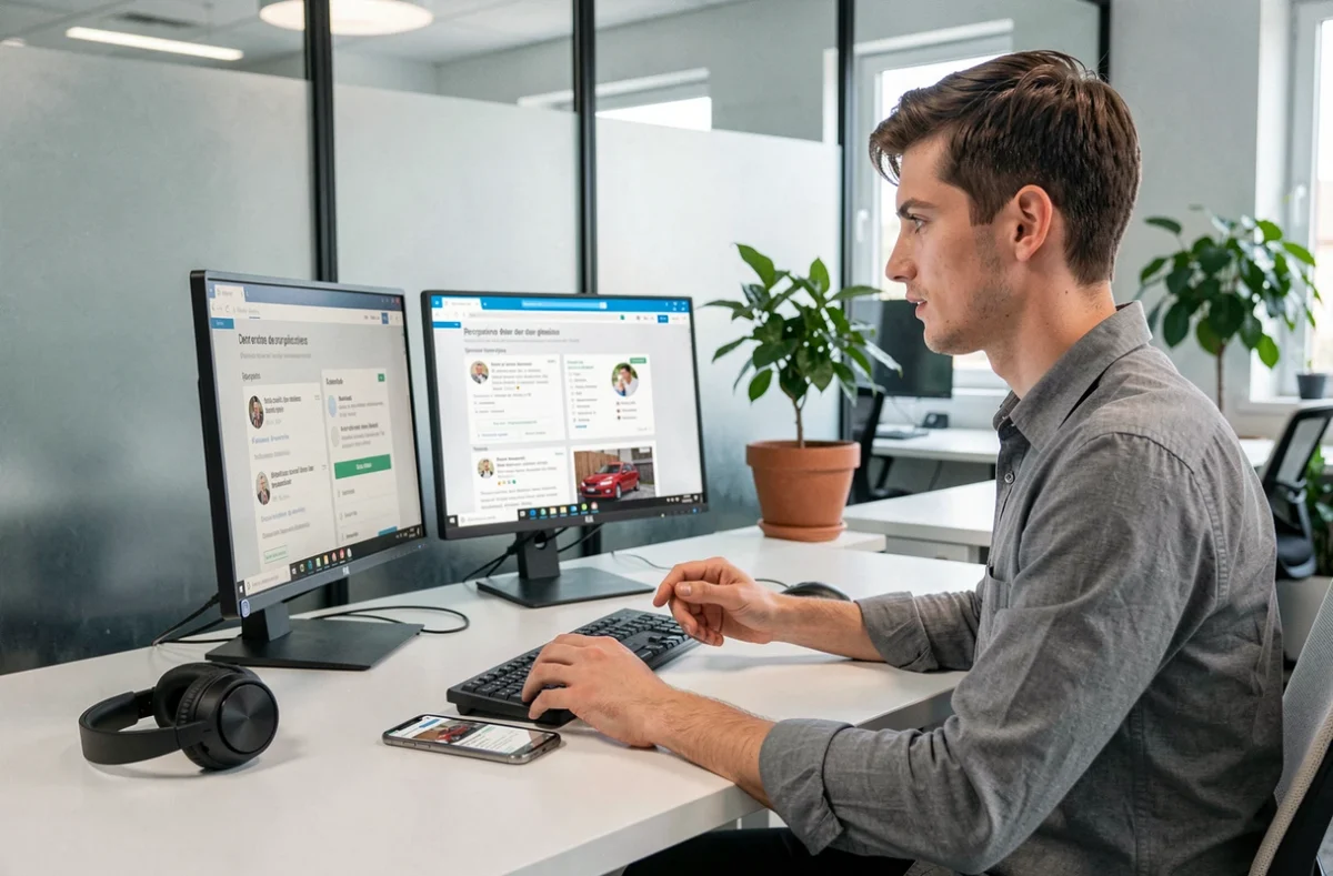 Opérateur de la plateforme Depanist coordonnant des demandes de dépannage électrique en ligne