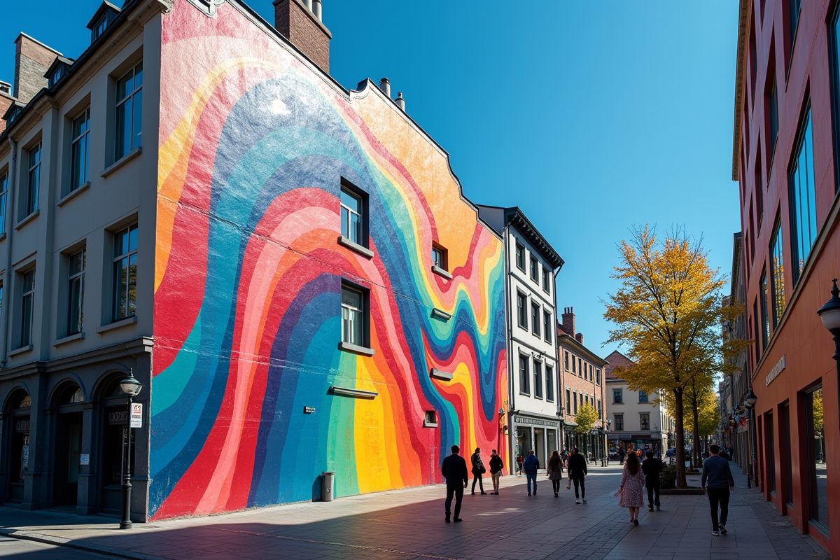 fresque murale