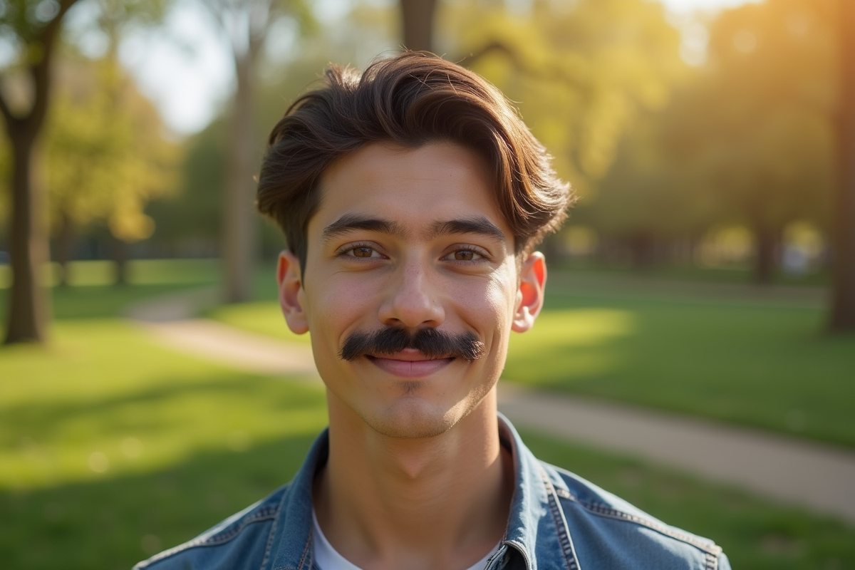 moustache élégante